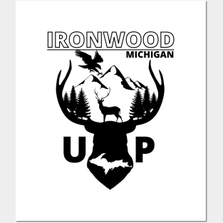 Ironwood Michigan Upper Peninsula Posters and Art